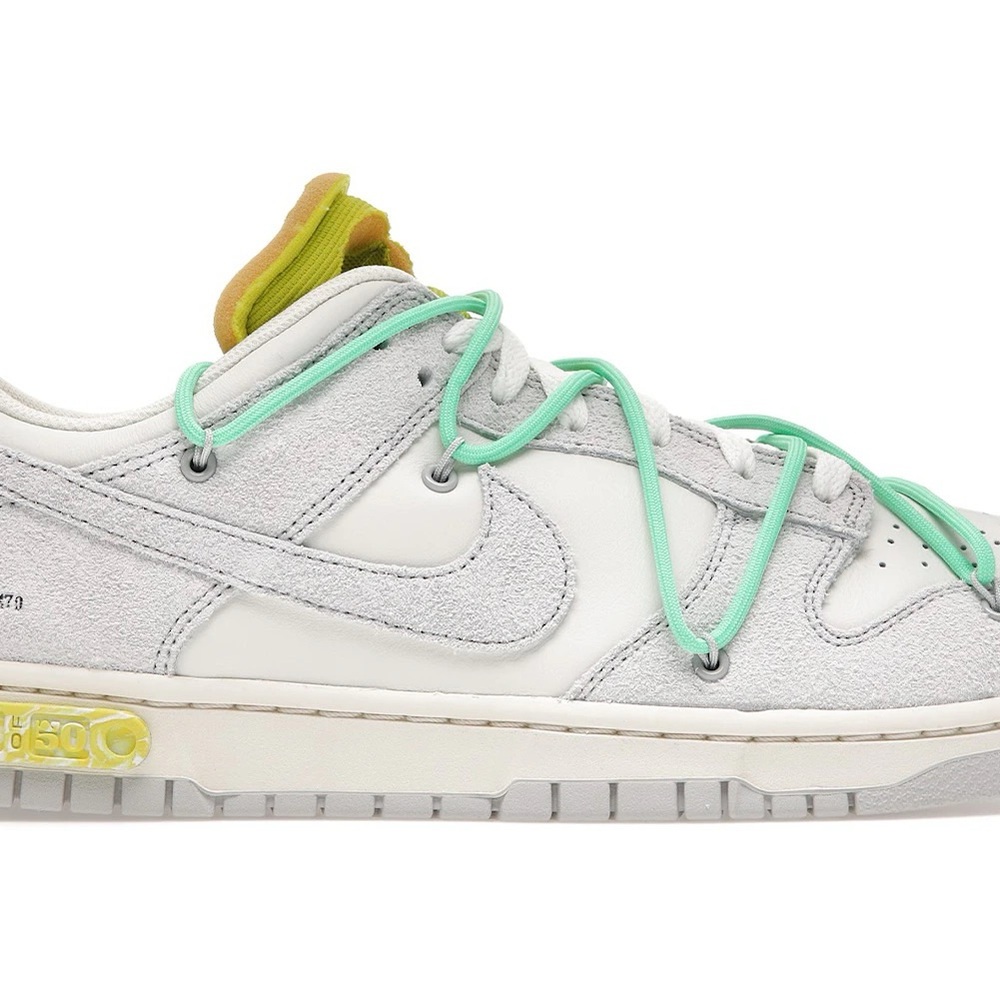 Youth Sneakers with Mint and White Accents